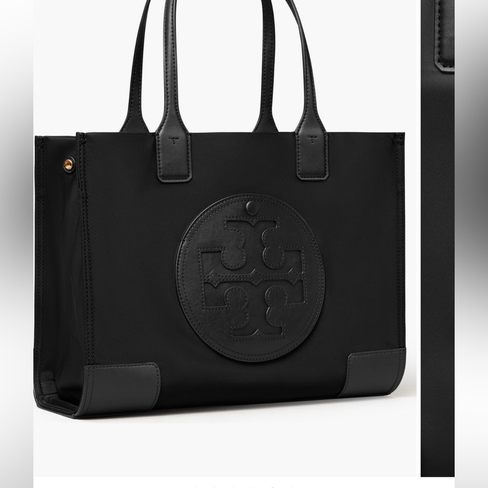 Tory Burch small Ella Tote. Black